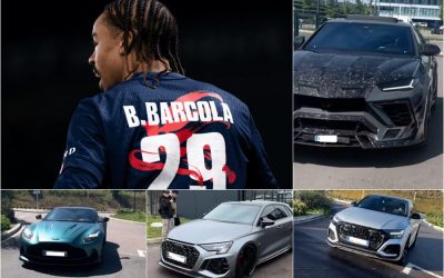 Le garage à plusieurs millions de Bradley Barcola